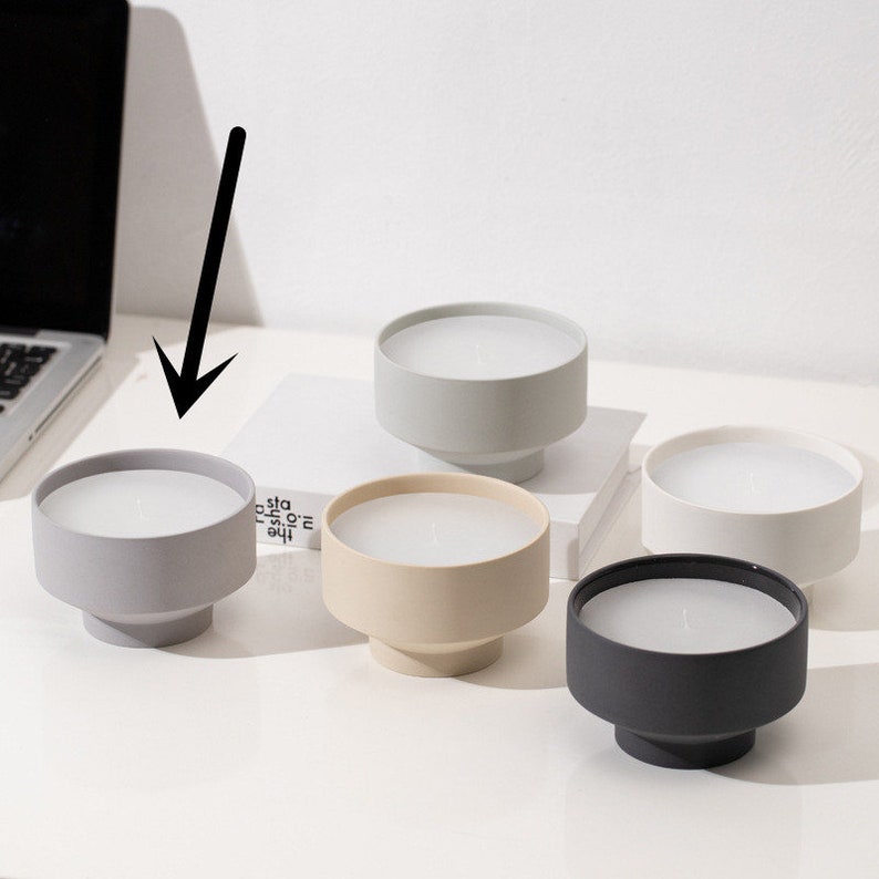 Ceramic Candle Holder Handmade Round Candlestick Holder Etsy