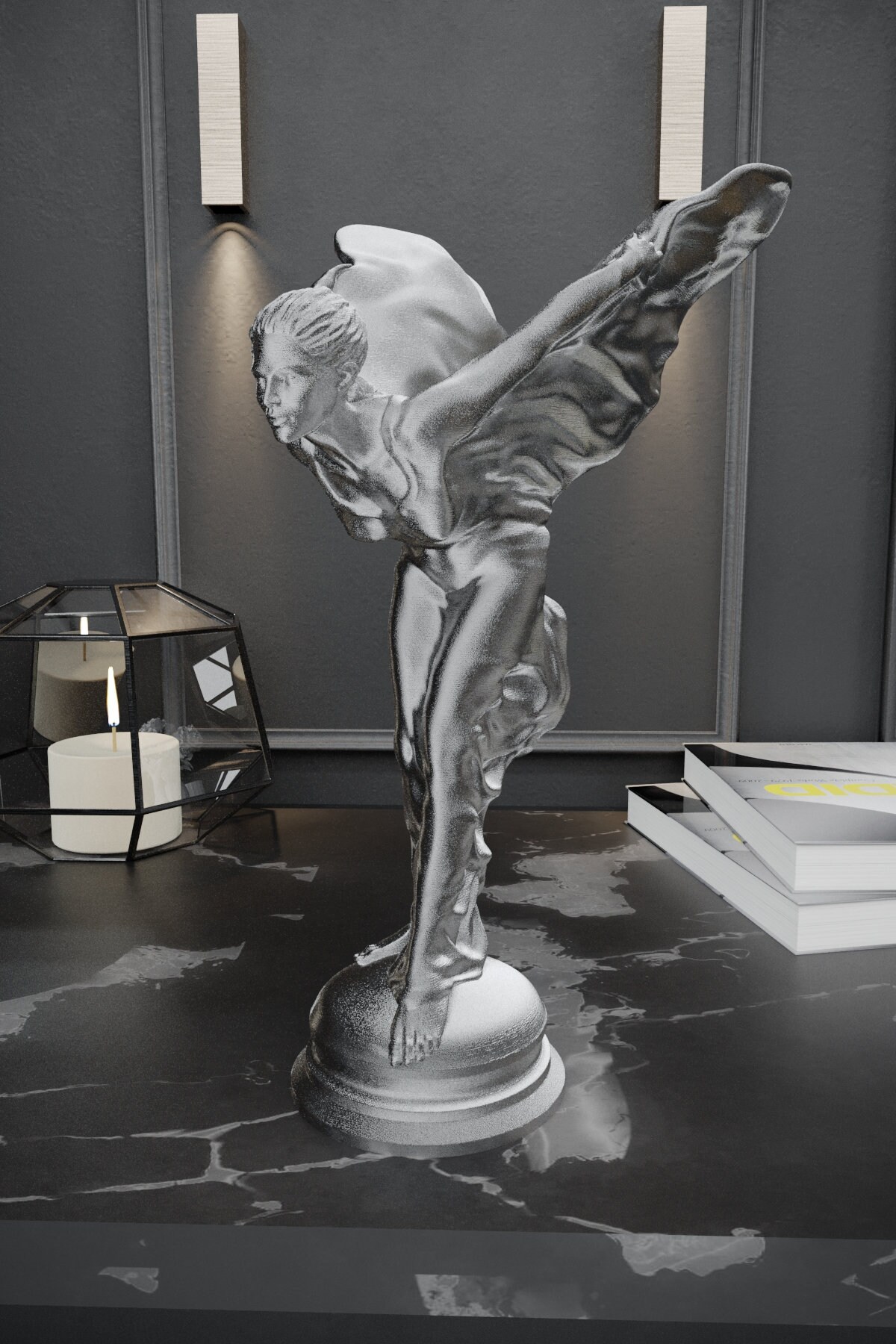 The Spirit of Ecstasy, Silver Lady, the Flying Lady Statue