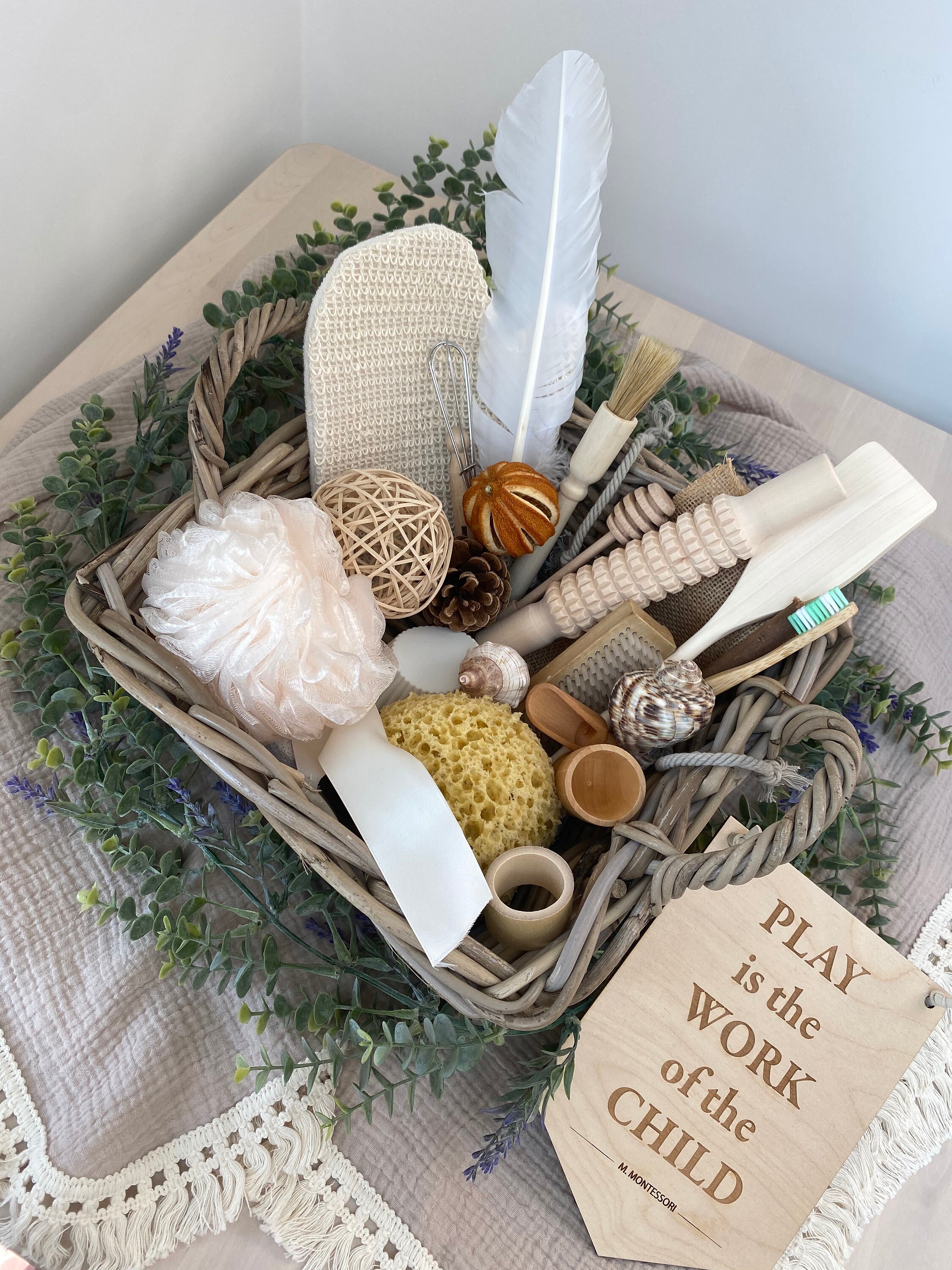 PRE ORDER Baby Sensory Treasure Basket Square Etsy