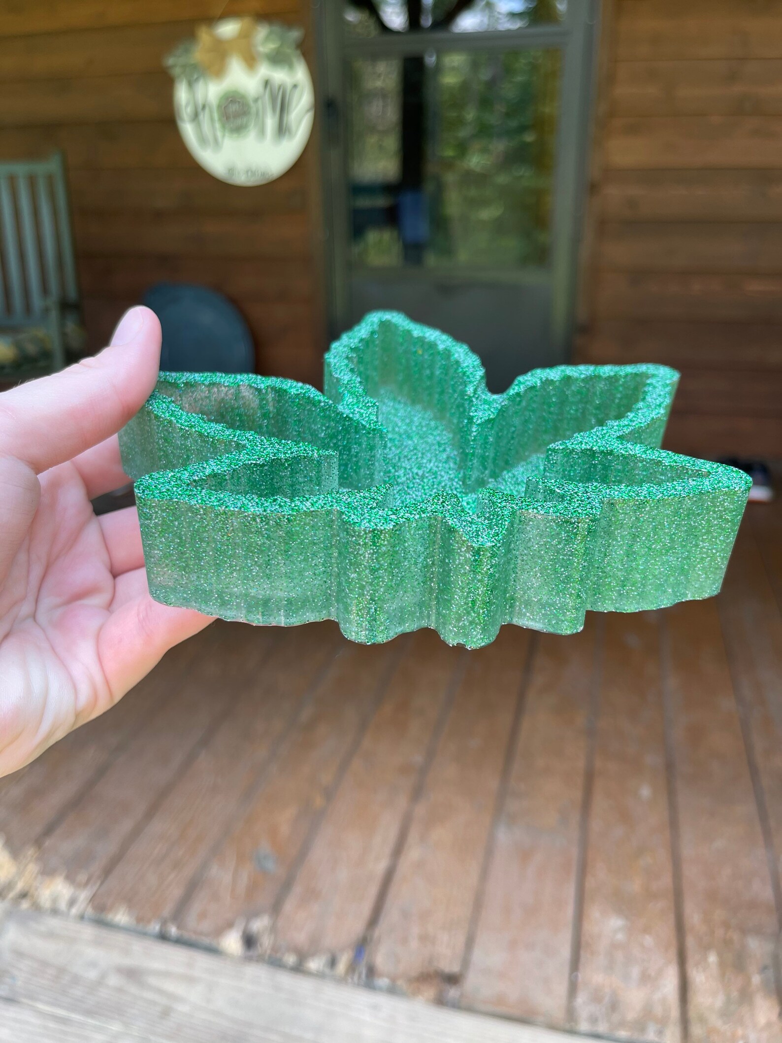 Resin Ashtray/Pot Leaf Resin Ashtray Etsy