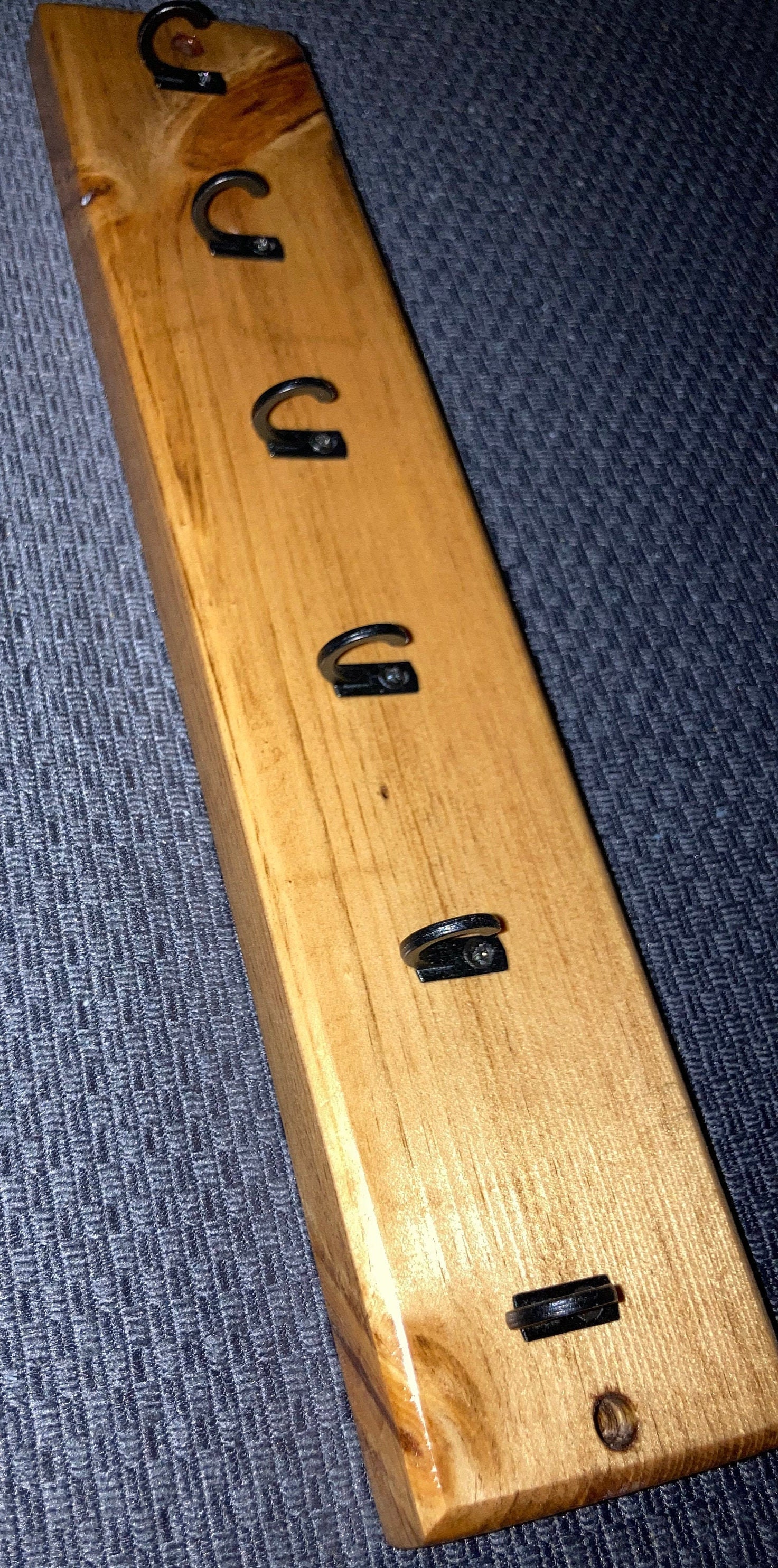 Wall Mounted Key Hook Rail Etsy