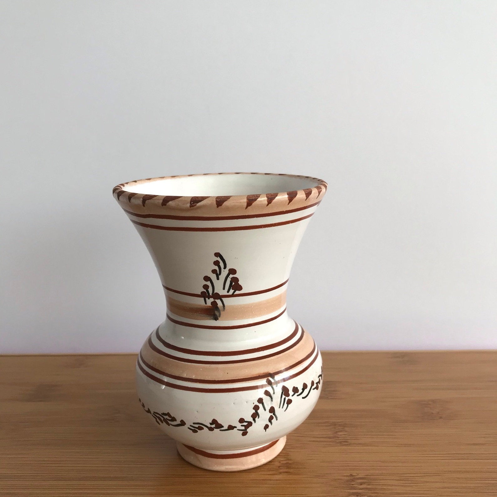 Hand Made Mini Vase/ Boho Décor/ Eclectic home /Tea and Etsy