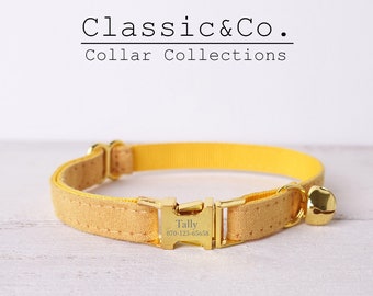 yellow kitten collar