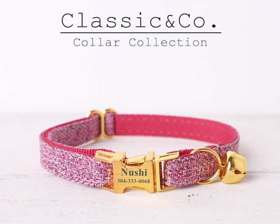 tweed cat collar