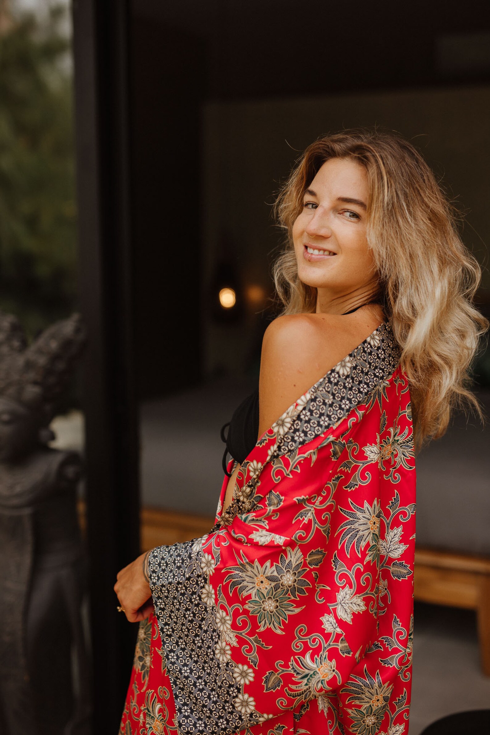 Staycation Robe Set of 2 Matching Silk Kimono Robe, Luxury Resort Wear for Couples, Two ...