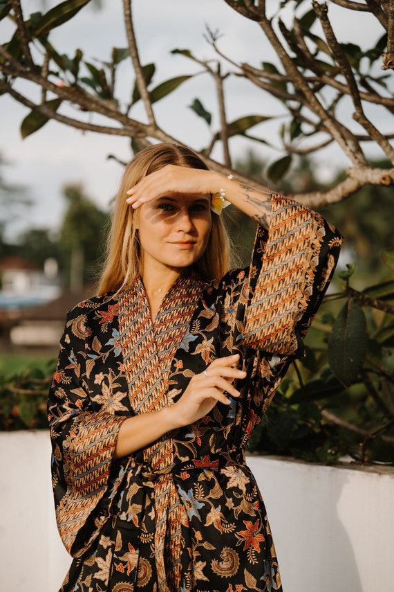 Plus size boho robe Outlet