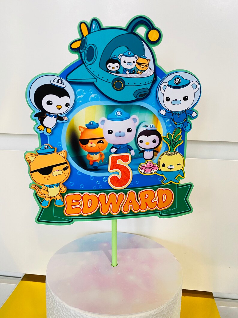 Octonauts Personalised Cake Topper/ Cake Decoration Etsy UK