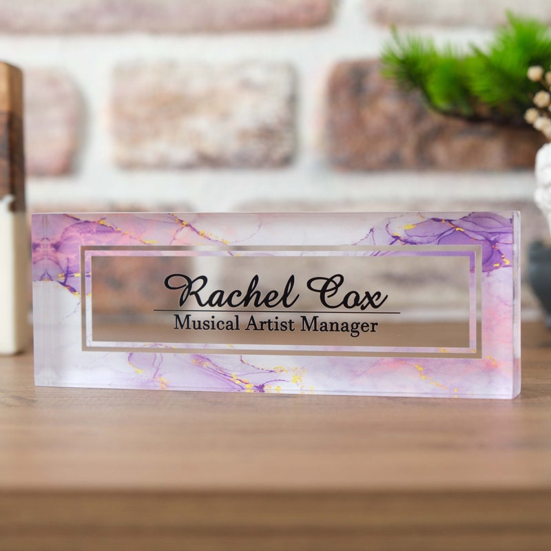 Desk Plate for Phd - Etsy