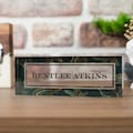 Personalized Acrylic Name Plate, Custom Office Desk Sign