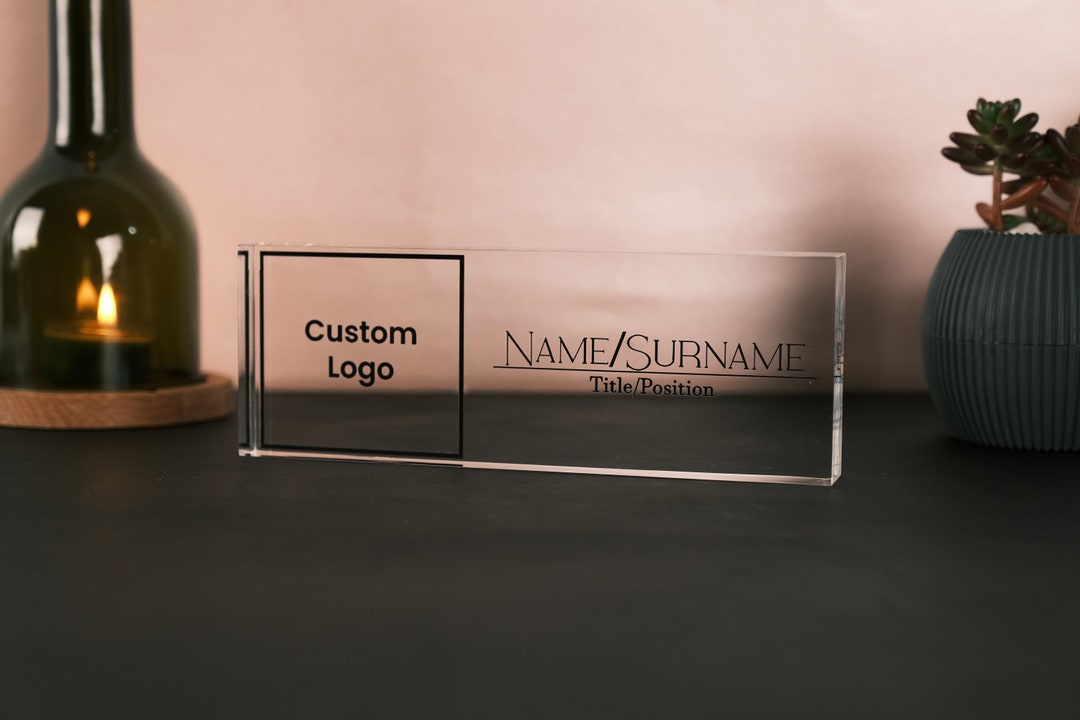 Company Logo Name Plate