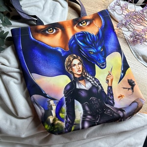 Большая сумка Вайолет и Ксаден Четвертое крыло - Etsy