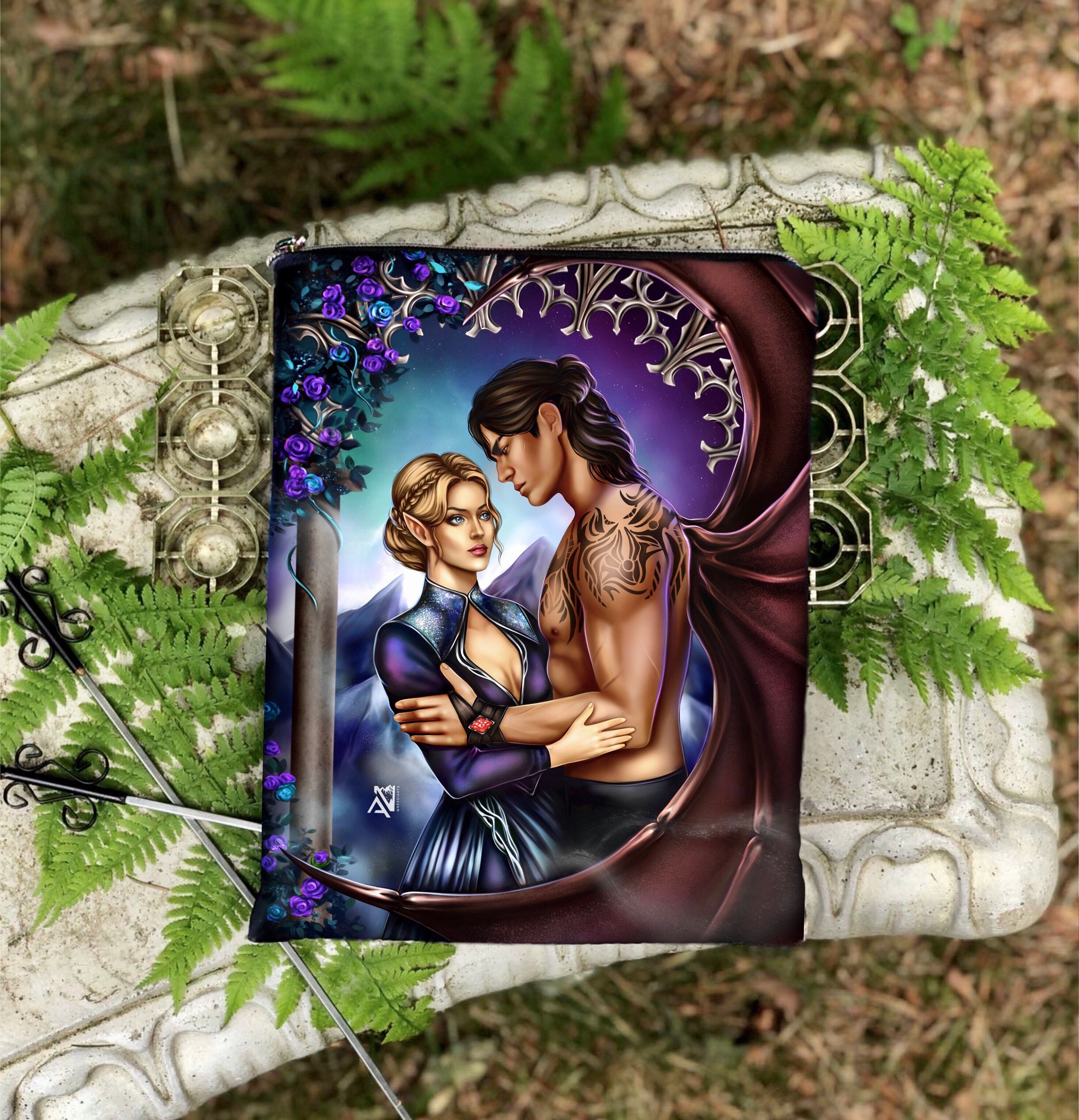 Nessian Booksleeve Nesta and Cassian Book Couples Book Characters