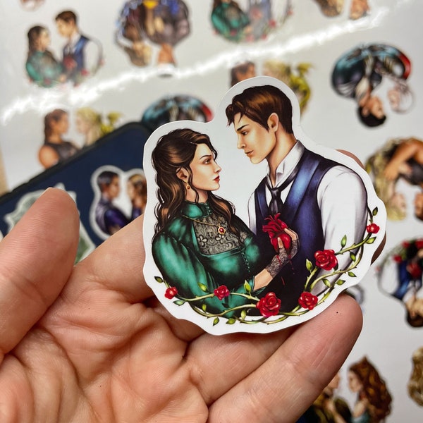 Audrey Rose Wadsworth and Thomas Cresswell | Waterproof sticker | Stalking Jack the Ripper