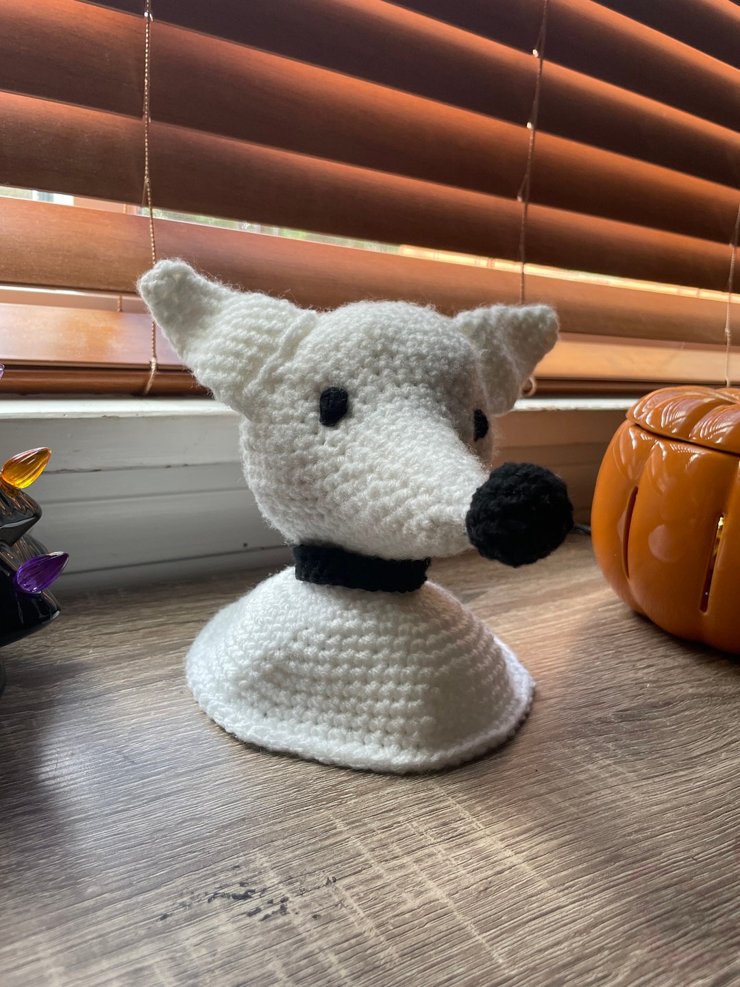 Crochet Zero Ghost Dog Zero Nightmare Before Christmas Etsy