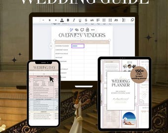 Ultimate Wedding Planner: 150+ Page Digital Guide & Templates (PDF)
