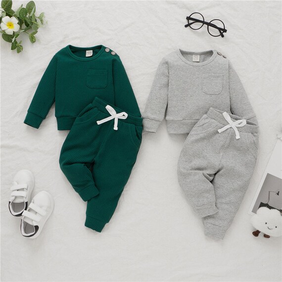 Baby Boy Long Sleeve Tracksuit Loungewear - Etsy
