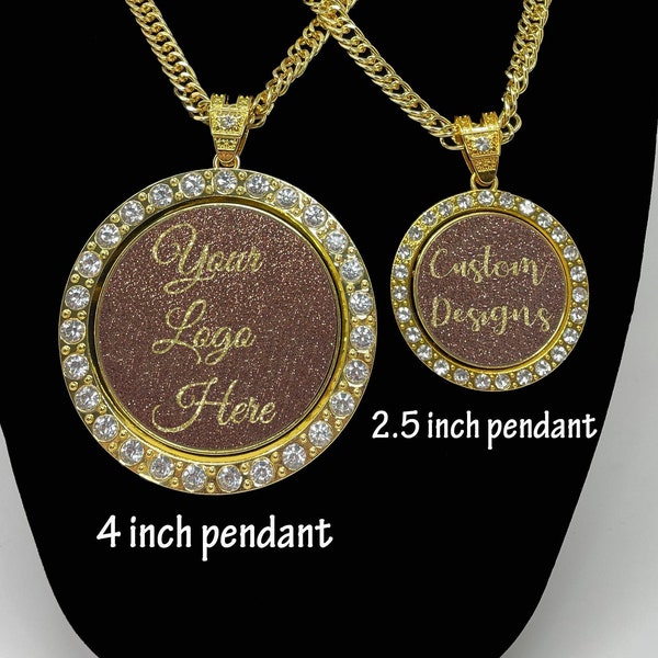 Custom Spinning Swag Chain Necklace - Gold or Silver Jewelry Bling