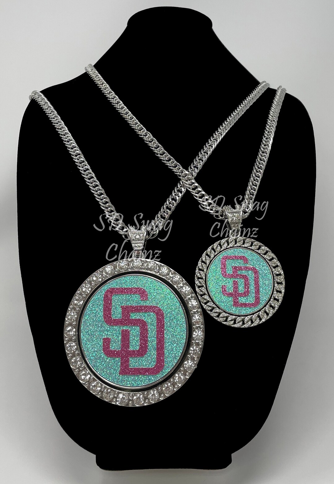 San Diego Padres City Connect Swag Chain Silver/gold Etsy