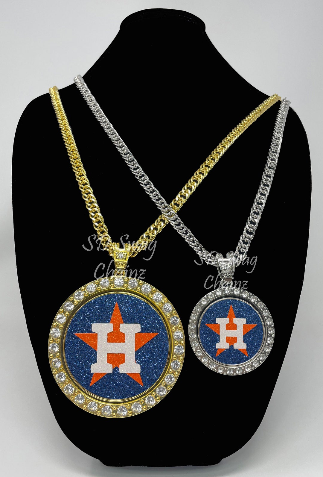 Houston Astros Spinning Necklace Custom Swag Chain Gold or Etsy UK