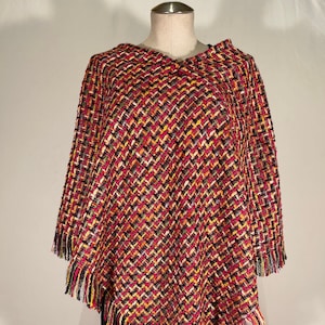 Multicolor Poncho