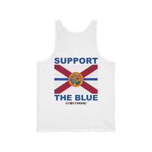 Support The Blue Jersey Tank