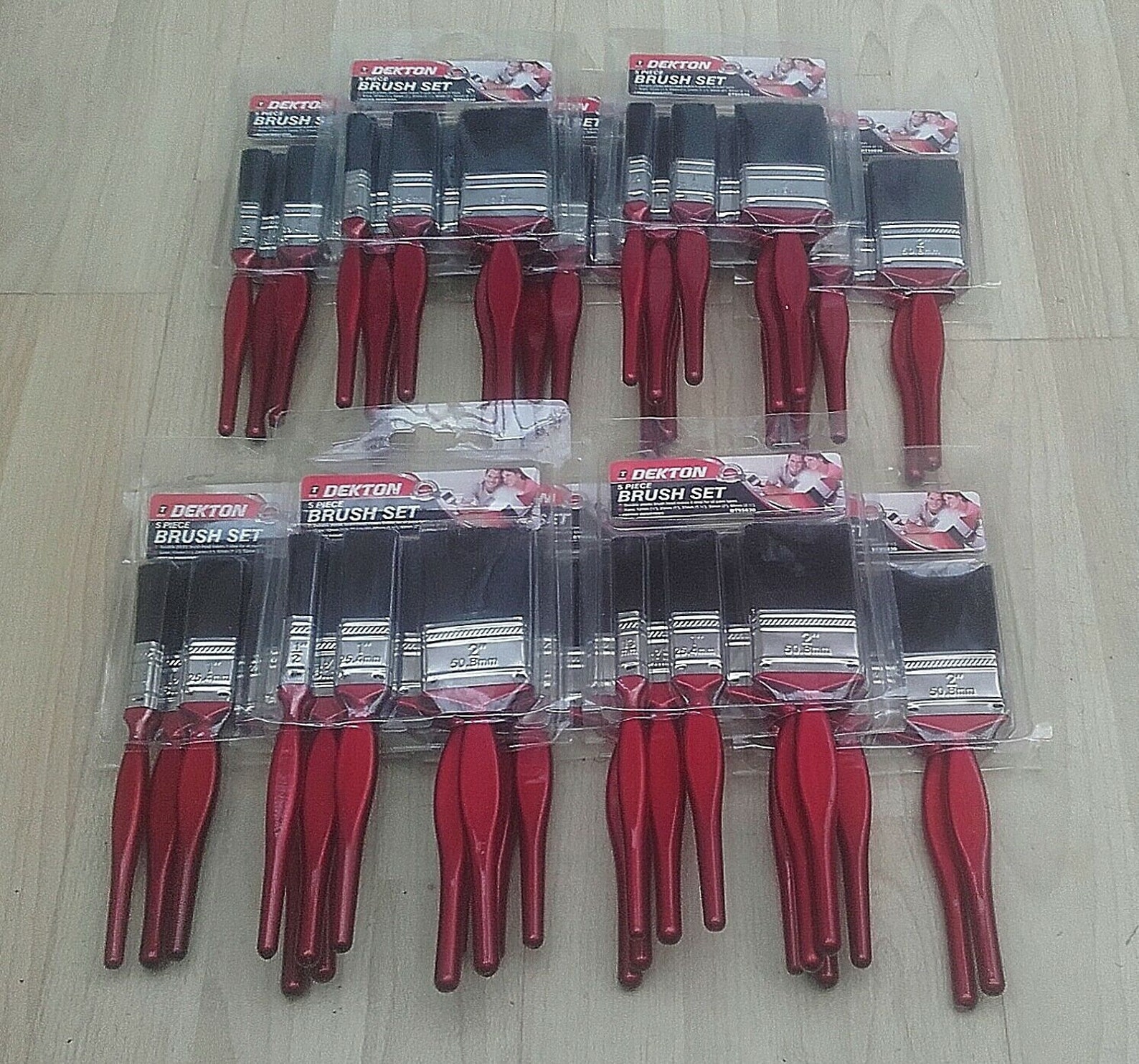 10 Packs of 5 Paint Brushes. 50 Brushes. Painting Decorating Etsy