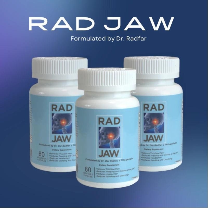 Rad Jaw, a Natural Supplement Formulated by TMJ Specialist, Dr. Dar