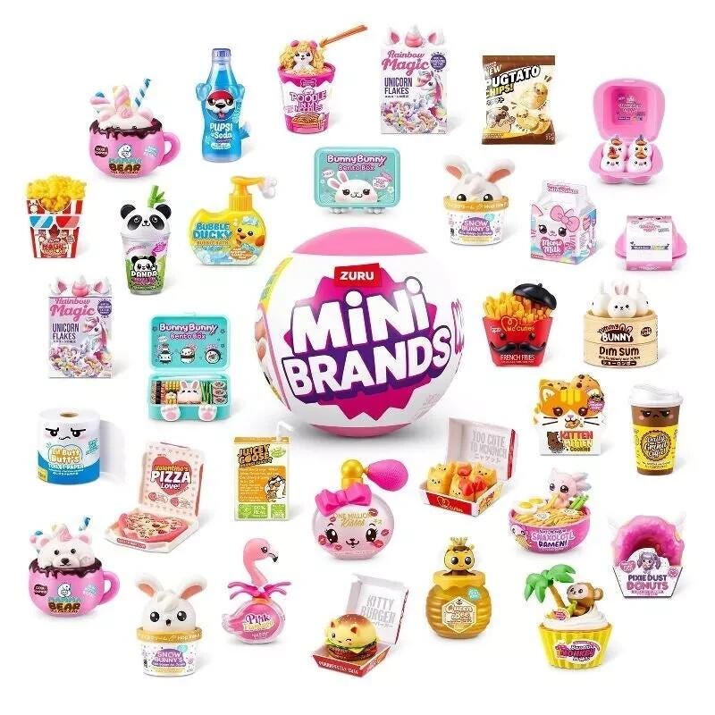 Zuru 5 Surprise Mini Brands Kawaii Kuties, Choose your favorite!