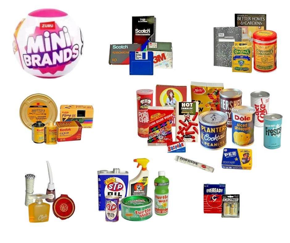 Zuru minibrands Retro collection, choose your retro miniature