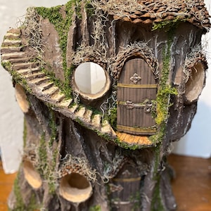 Miniature Dollhouse Treehouse 1/12” scale