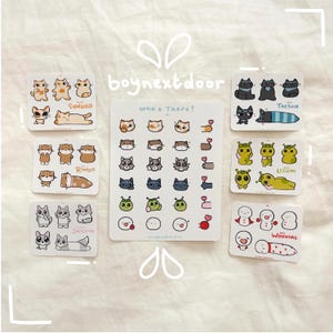 Boynextdoor Sticker Sheets || BBNEXDO inspired
