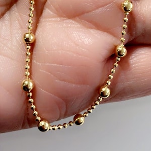18K Gold Filled Anklet, Minimalist Gold Layering Anklet, Dainty Anklet Chain, Women&#39;s Gold Filled Anklet Bracelet, Gold Anklet Chain For Her