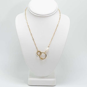 double circle necklace