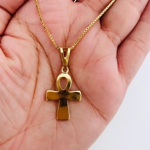 Gold Cross Pendant Necklace, Dainty Cross Necklace, Gold Pendant Necklace, Religious Necklace Pendant, Christian Necklace Jewelry for Women