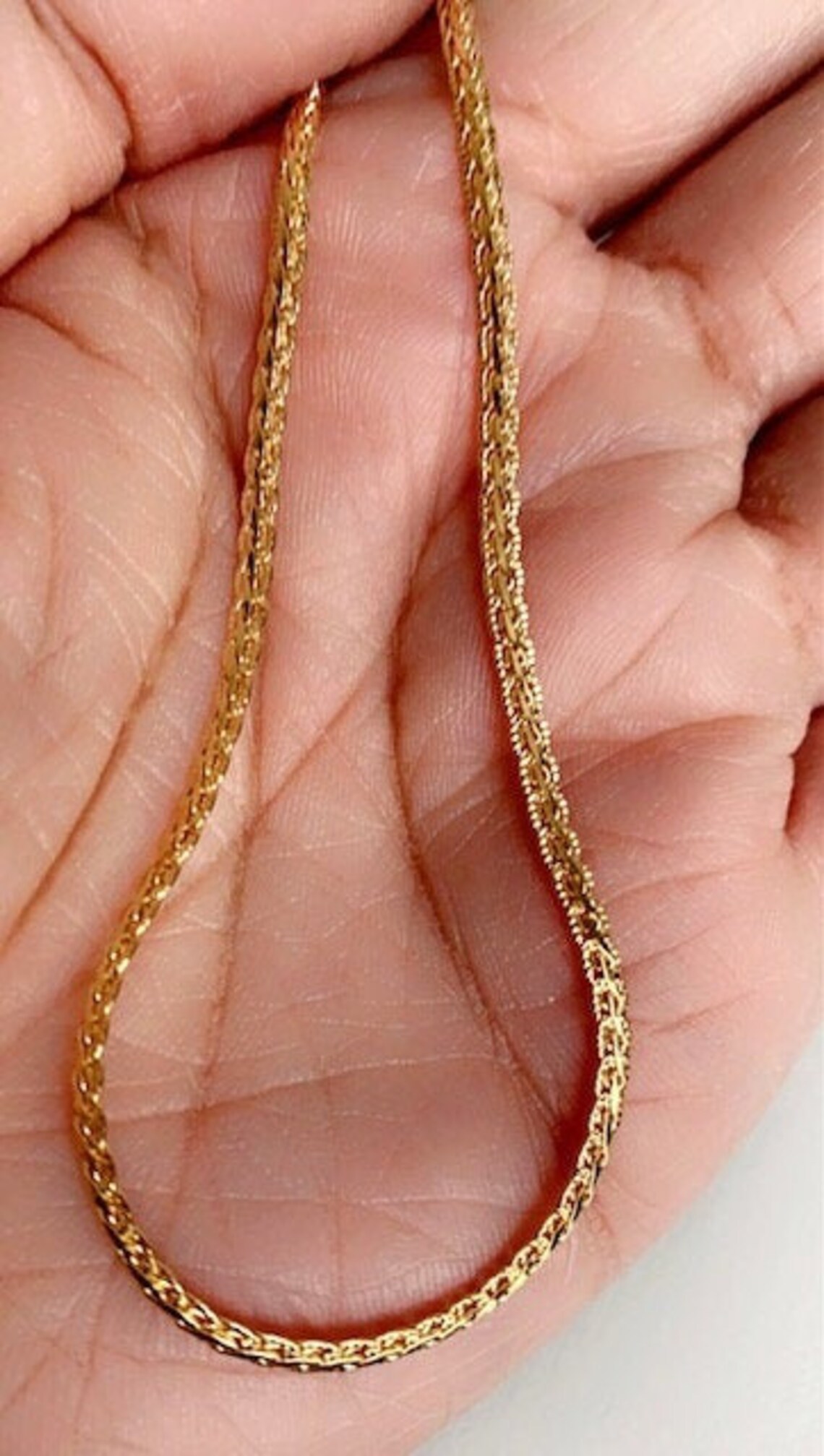 18k gold filled anklet