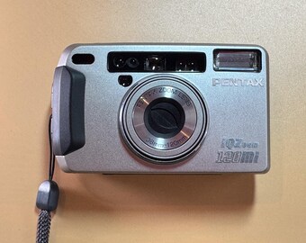Vintage Camera Pentax Espio 120mi, Film Camera Pentax 1990s, Point