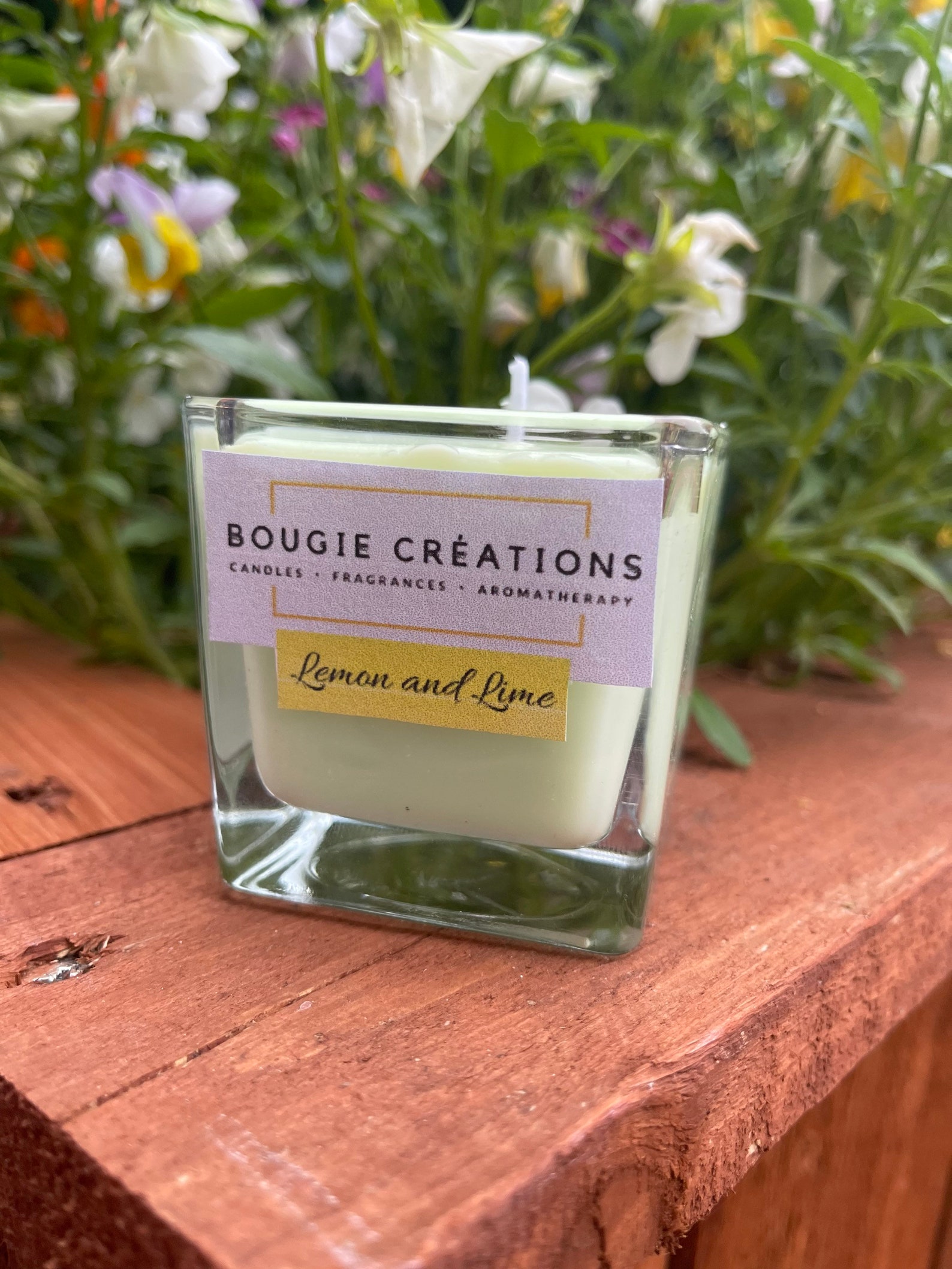 Lemon and Lime Scented Candle 100ml Etsy