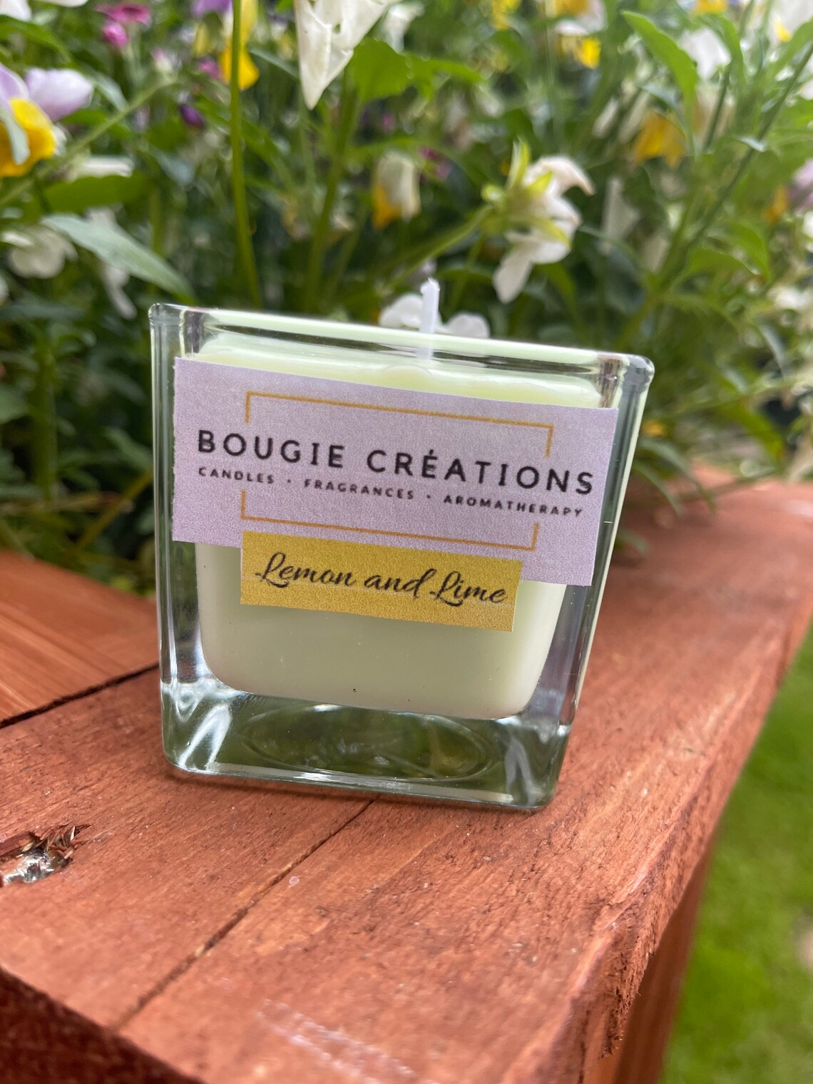 Lemon and Lime Scented Candle 100ml Etsy