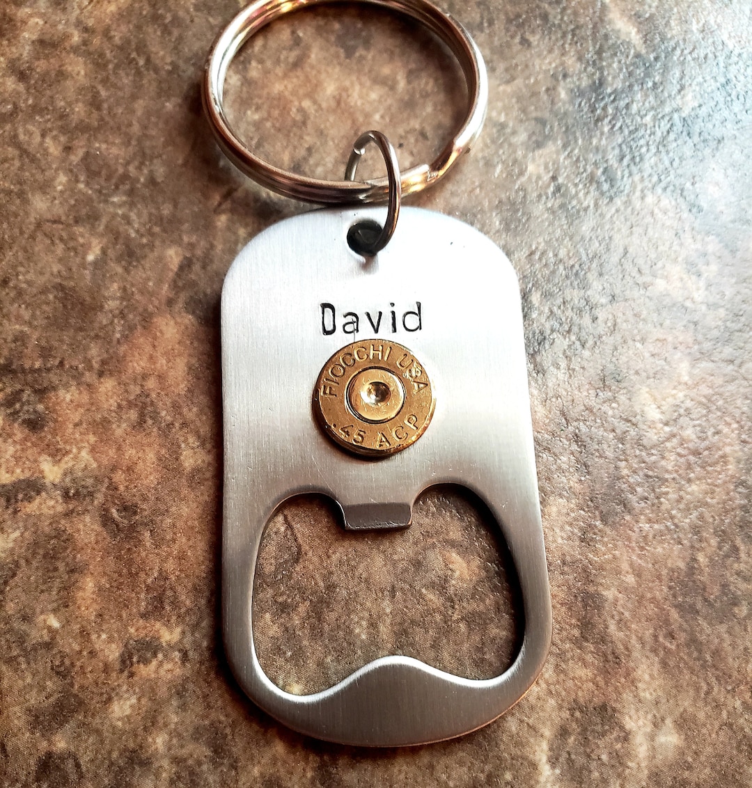 Bullet Bottle Opener Keychain Custom Calibers Gift for Man Etsy