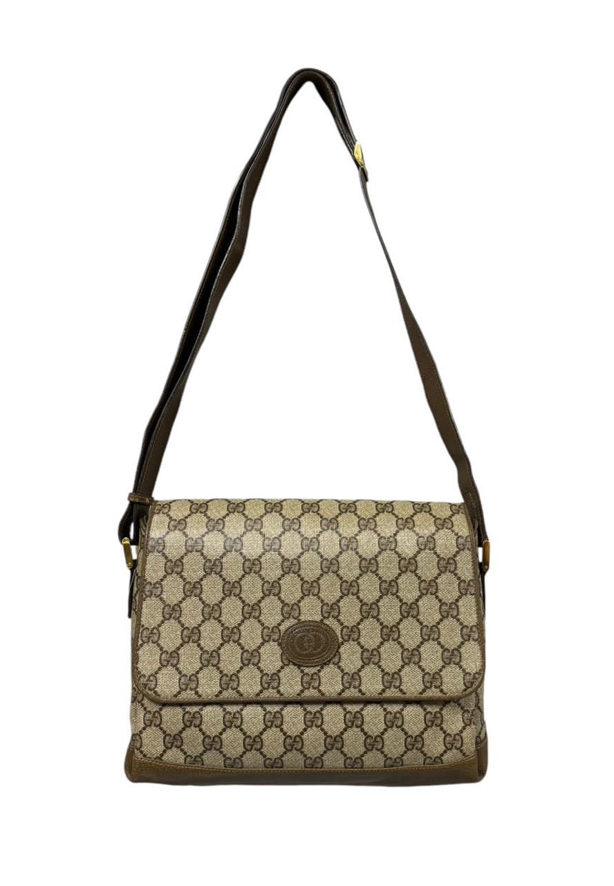 Vintage Gucci GG Monogram Sling Bag Shoulder Bag Made in