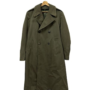 Vtg 70s United States Marine Corps Wool Trench Coat USMC Vtg 70s United States Marine Corps Wool Trench Coat USMC