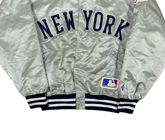 Vintage MLB New York Yankees Satin Coach Jacket M… - image 5