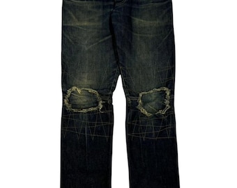 Size 32 Vintage Christopher Nemeth Iconic Red Stitched Patch