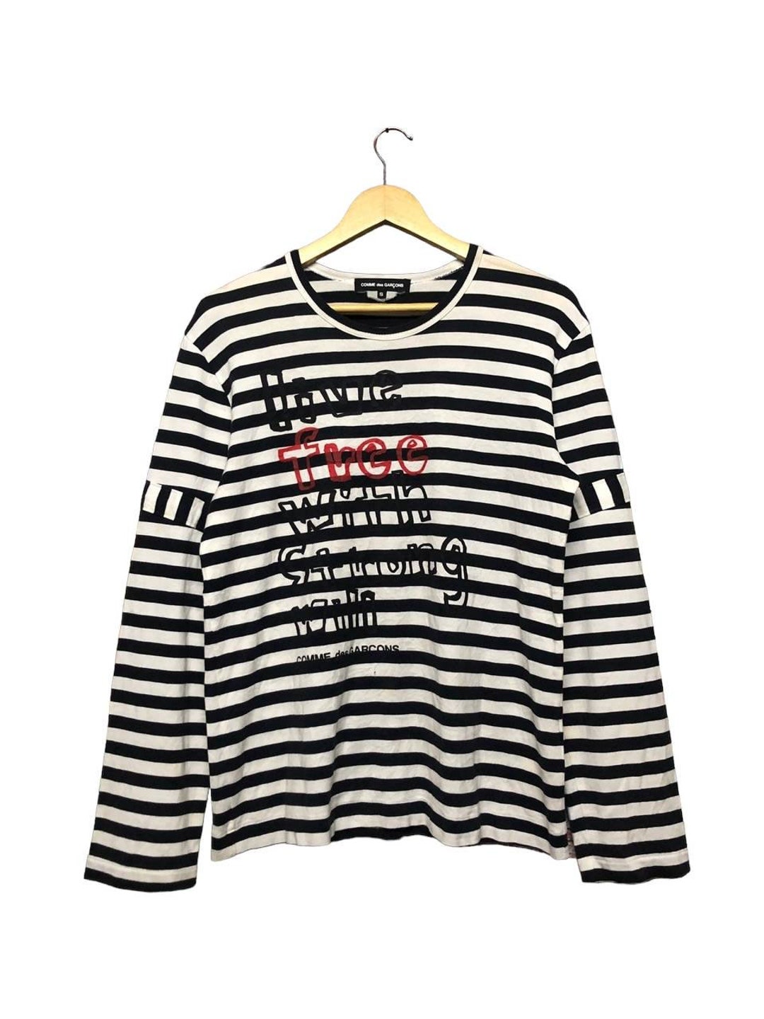 Comme Des Garçons *live Free With Strong Will*comme Des Comme Des Garçons *live Free With Strong Will*comme Des