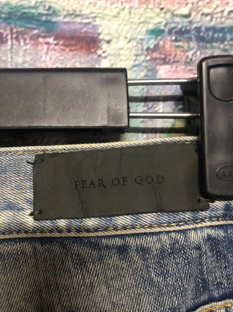 パンツ FEAR OF GOD SELVEDGE DENIM VINTAGE JEAN FEAR OF GOD Vintage Wash Selvedge Denim Jeans Indigo Men's