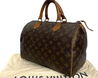 Vintage Authentic Louis Vuitton Speedy 30 Monogram Bag Made in France -   Sweden