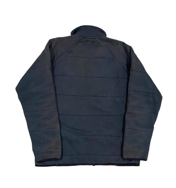 Vintage Stusy Padded Black Zipper Jacket Stussy Gear Made in