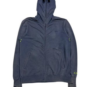 Vintage 2000&#39;s Y2k Oakley Forged Goods Fullzipper Ghost Zipper Jacket Made In China Size M