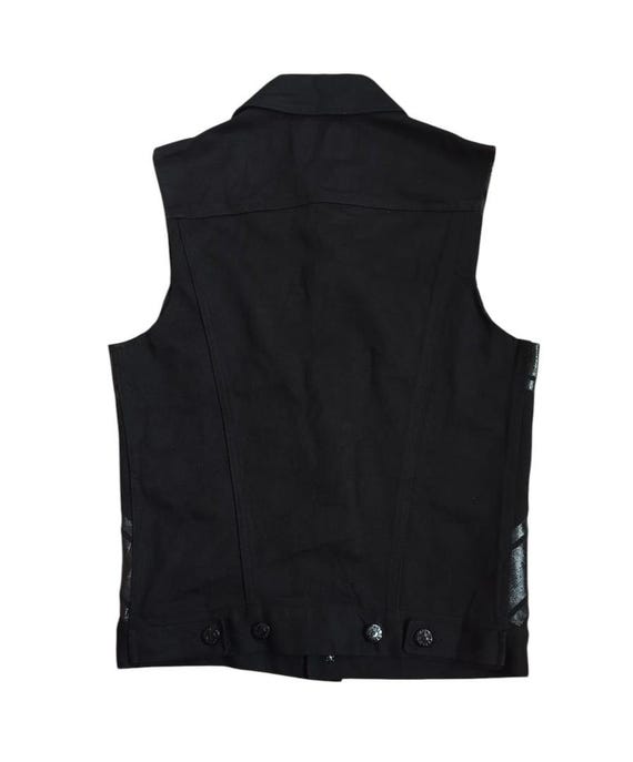 Vintage Hard to Find 1997 Helmut Lang Union Jack Black Vest