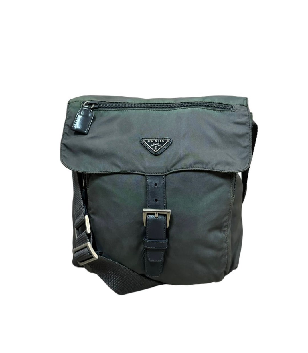 Vintage authentische Prada Tessuto Nylon Umhängetasche Made